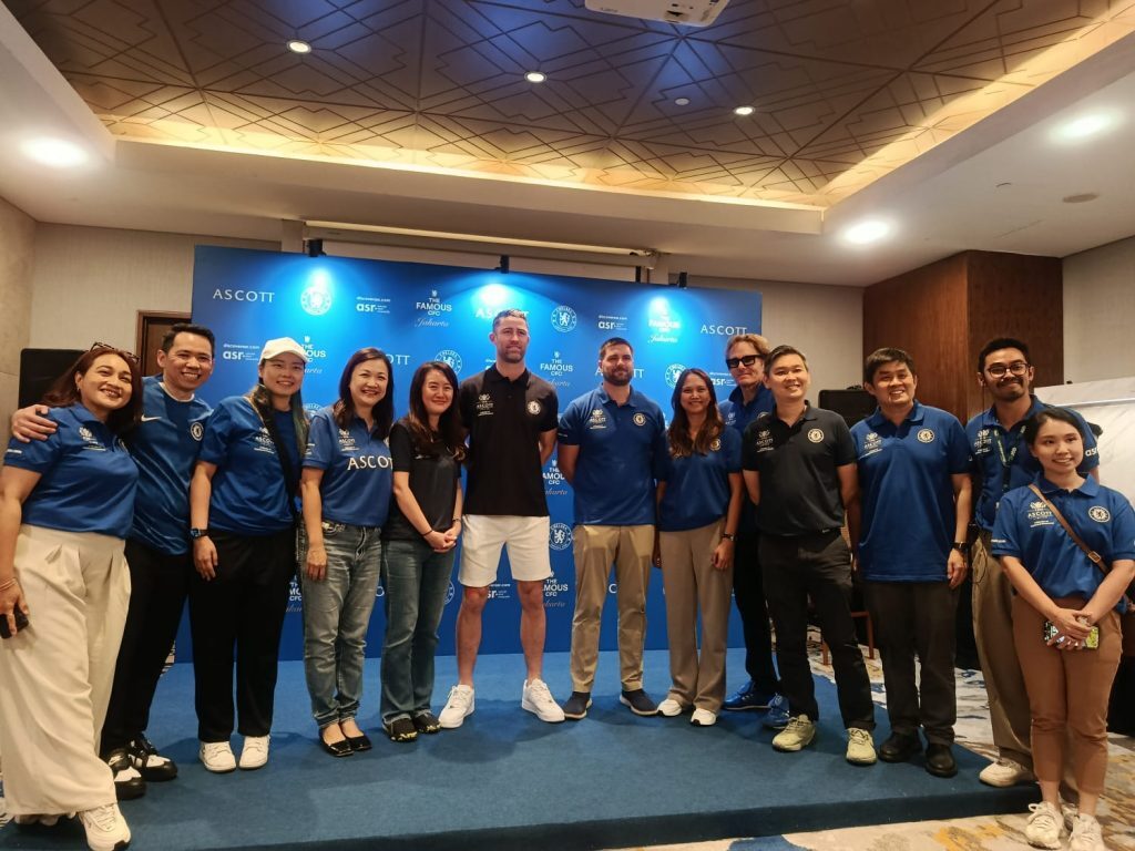 Gary Cahill di Ascott Sudirman Jakarta - sumber foto Adi/Urbanvibes