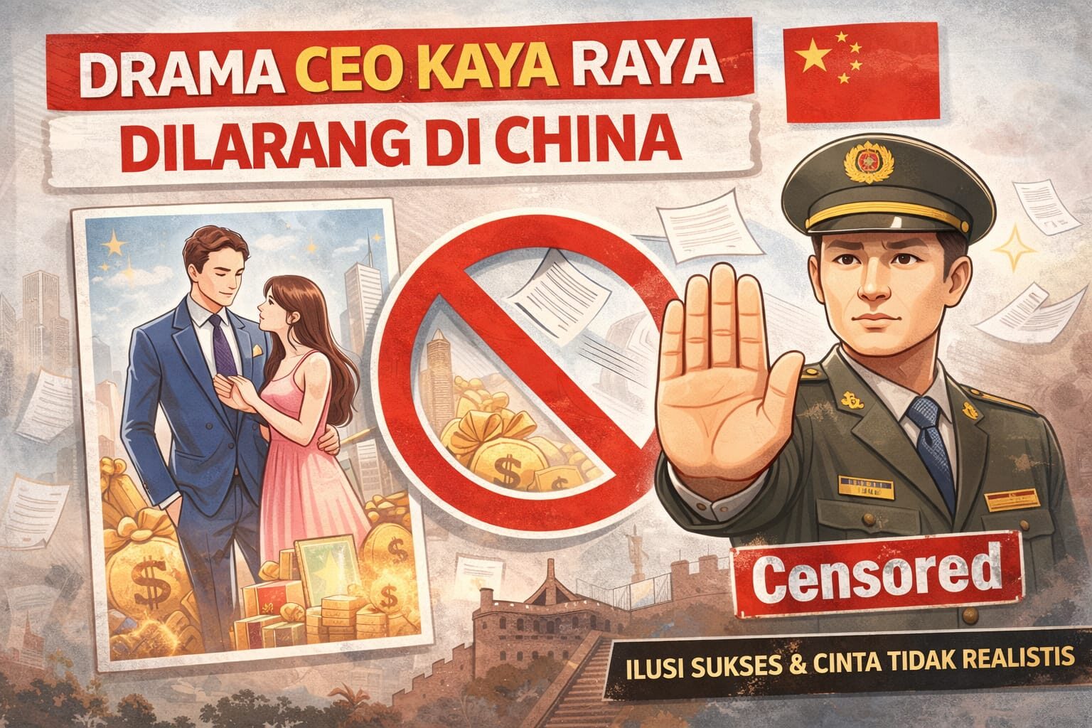 Fenomena Drama CEO Kaya di China Kini Ditekan Regulasi Pemerintah
