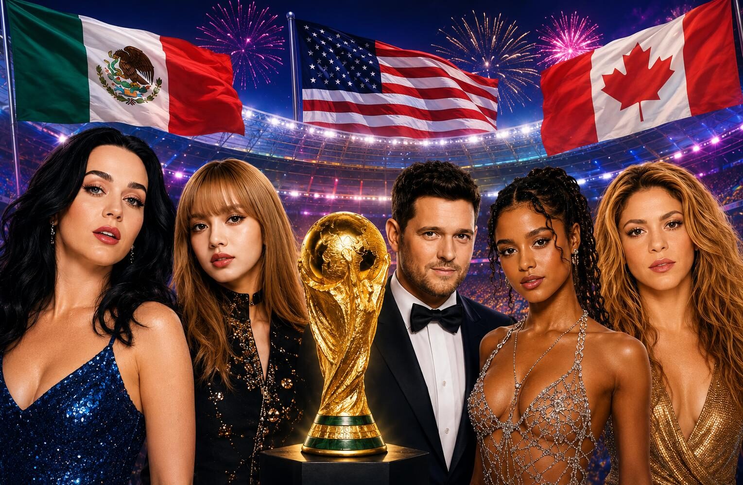 Piala Dunia FIFA 2026 Bakal Dimeriahkan Katy Perry, Lisa BLACKPINK, Michael Bublé, Tyla, dan Shakira
