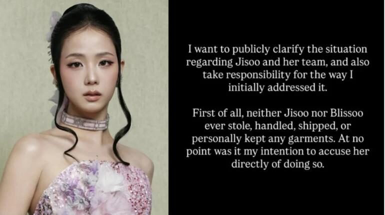 Jisoo BLACKPINK Resmi Bersih dari Sengketa Pakaian, Desainer Benjamin Voortmans Buka Suara