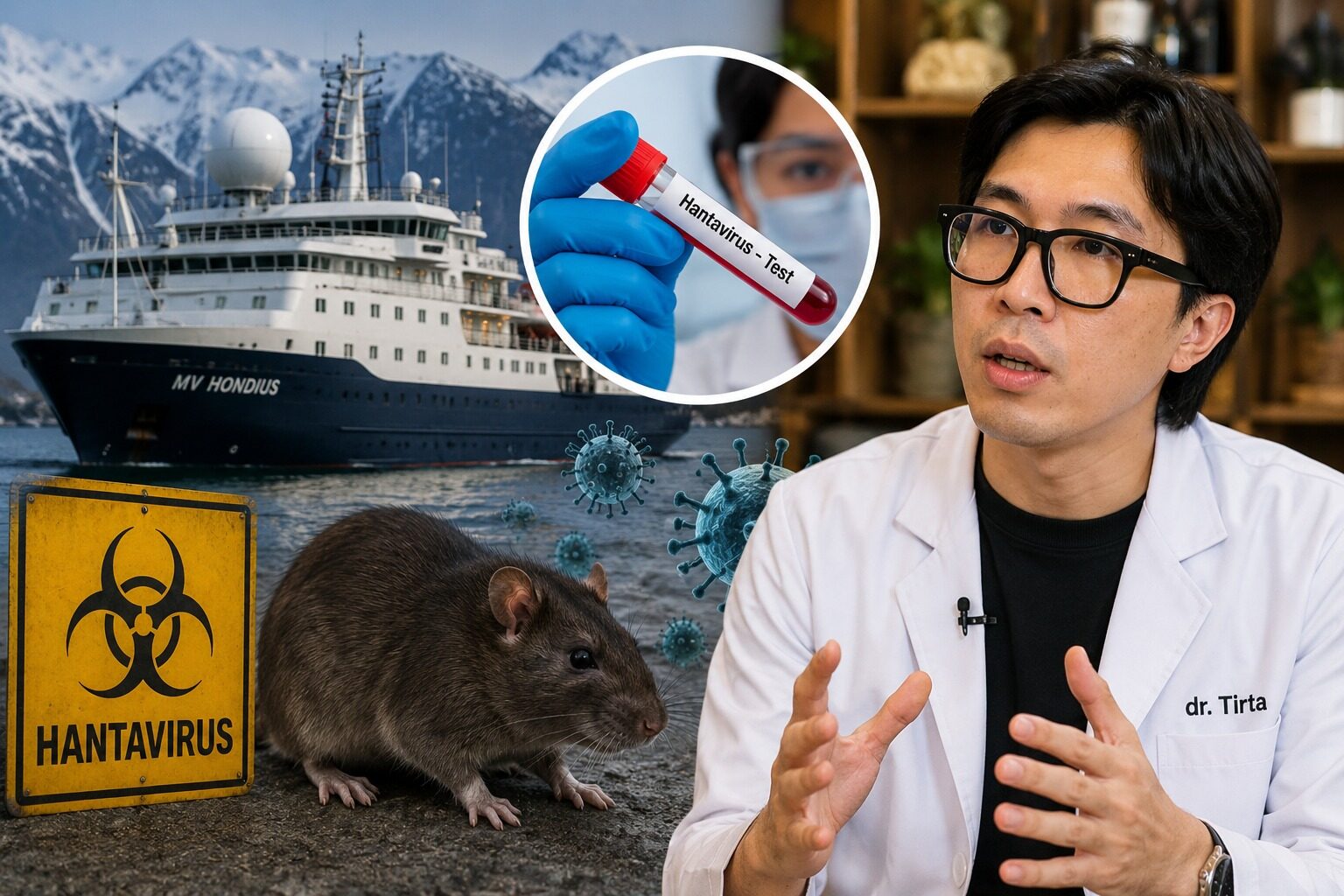 Kasus Hantavirus di Kapal Pesiar Jadi Sorotan Dunia, dr. Tirta Mandira Hudhi Imbau Masyarakat Tidak Panik