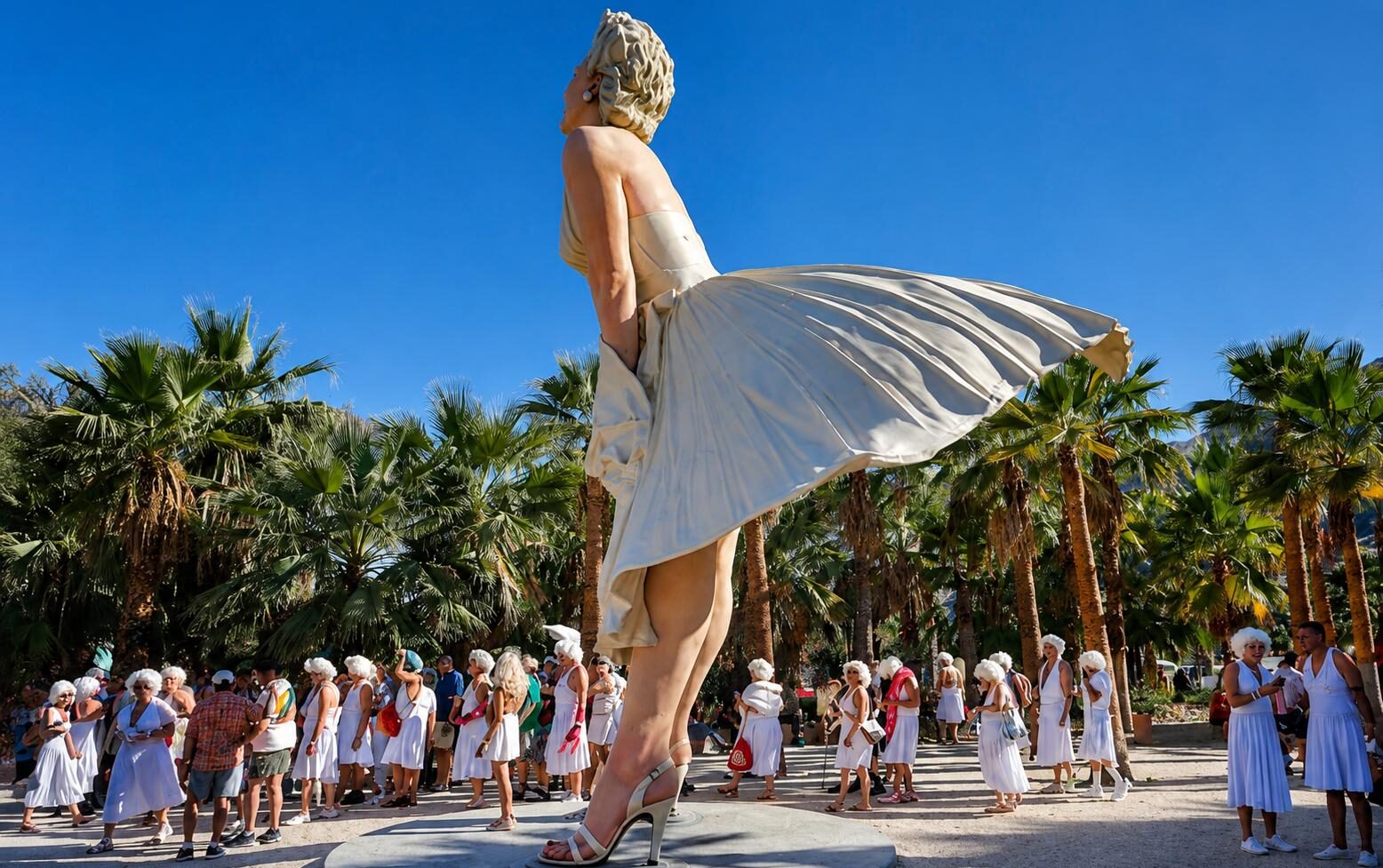 100 Tahun Marilyn Monroe: Ribuan Penggemar Berkumpul dengan Kostum Marilyn Monroe dan Cetak Rekor Guinness