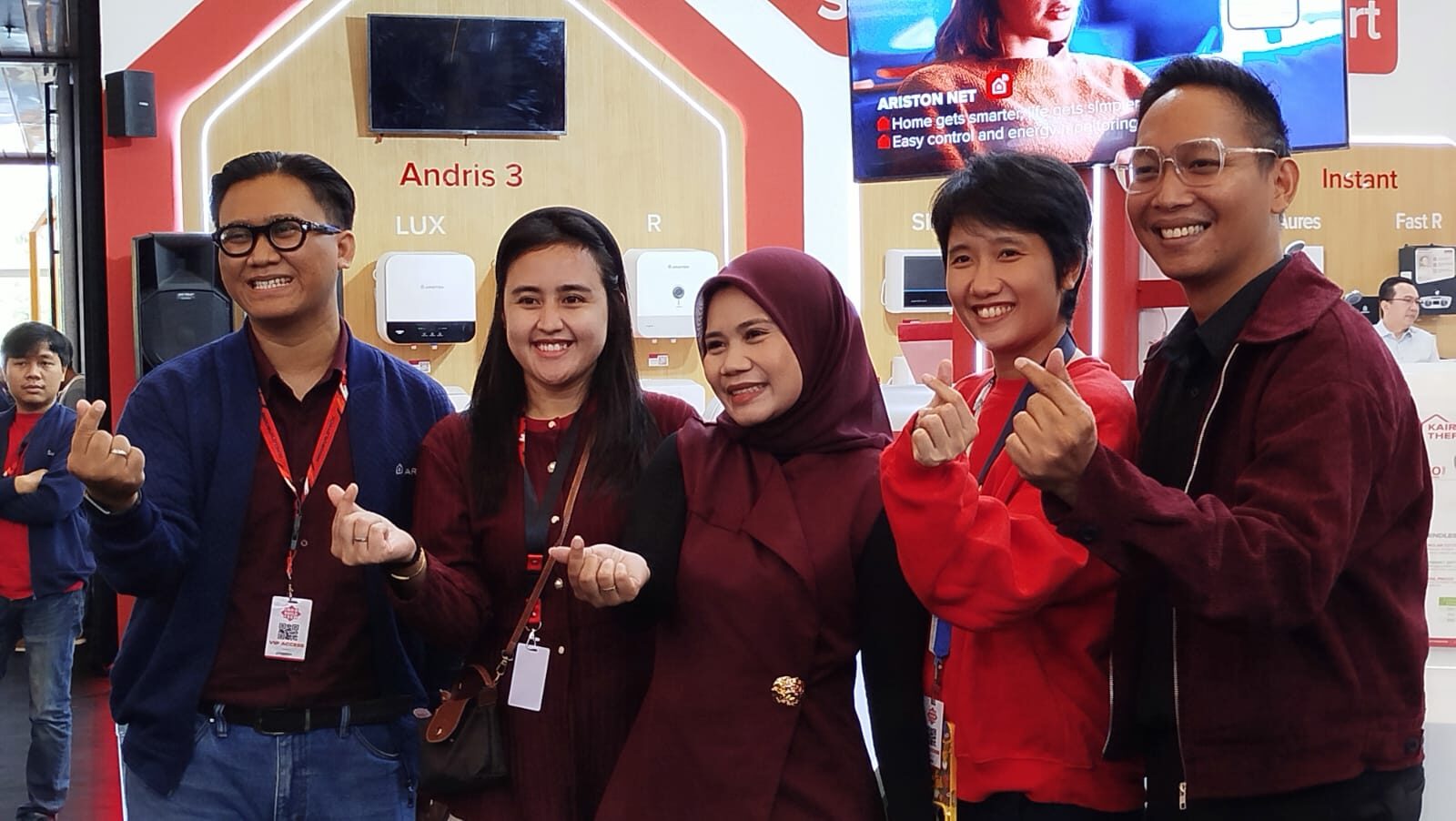 Ariston Indonesia menghadirkan rangkaian solusi thermal comfort terbaru di IndoBuildTech 2026, termasuk peluncuran Andris 3 serta berbagai promo menarik bagi pengunjung pameran. (Foto: Urbanvibes/R Indriani)