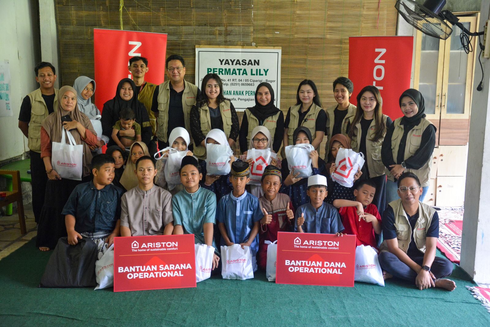 Ariston Indonesia Gelar CSR “Caring Brings Comfort”, Salurkan Bantuan ke Empat Panti Asuhan